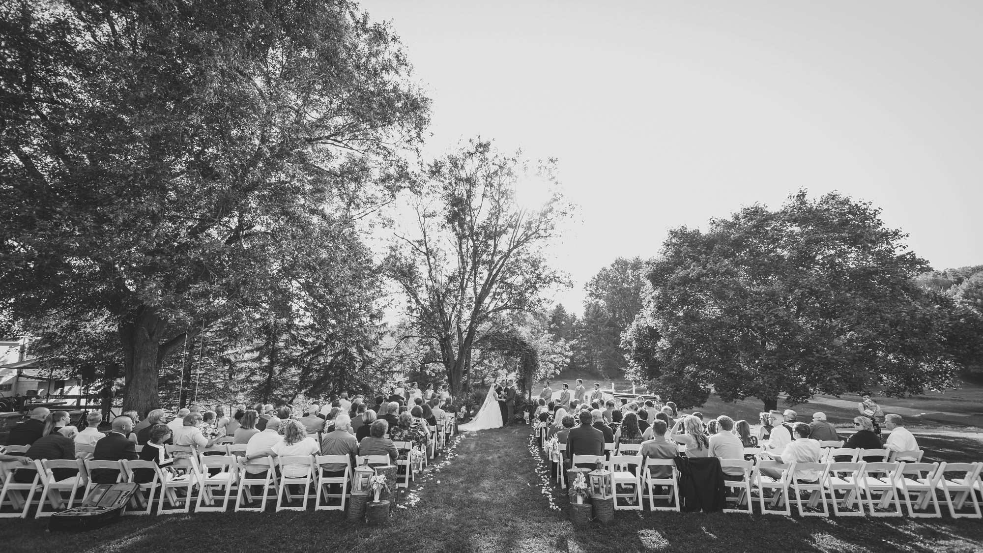 pittsburgh wedding outdoor ceremony photography