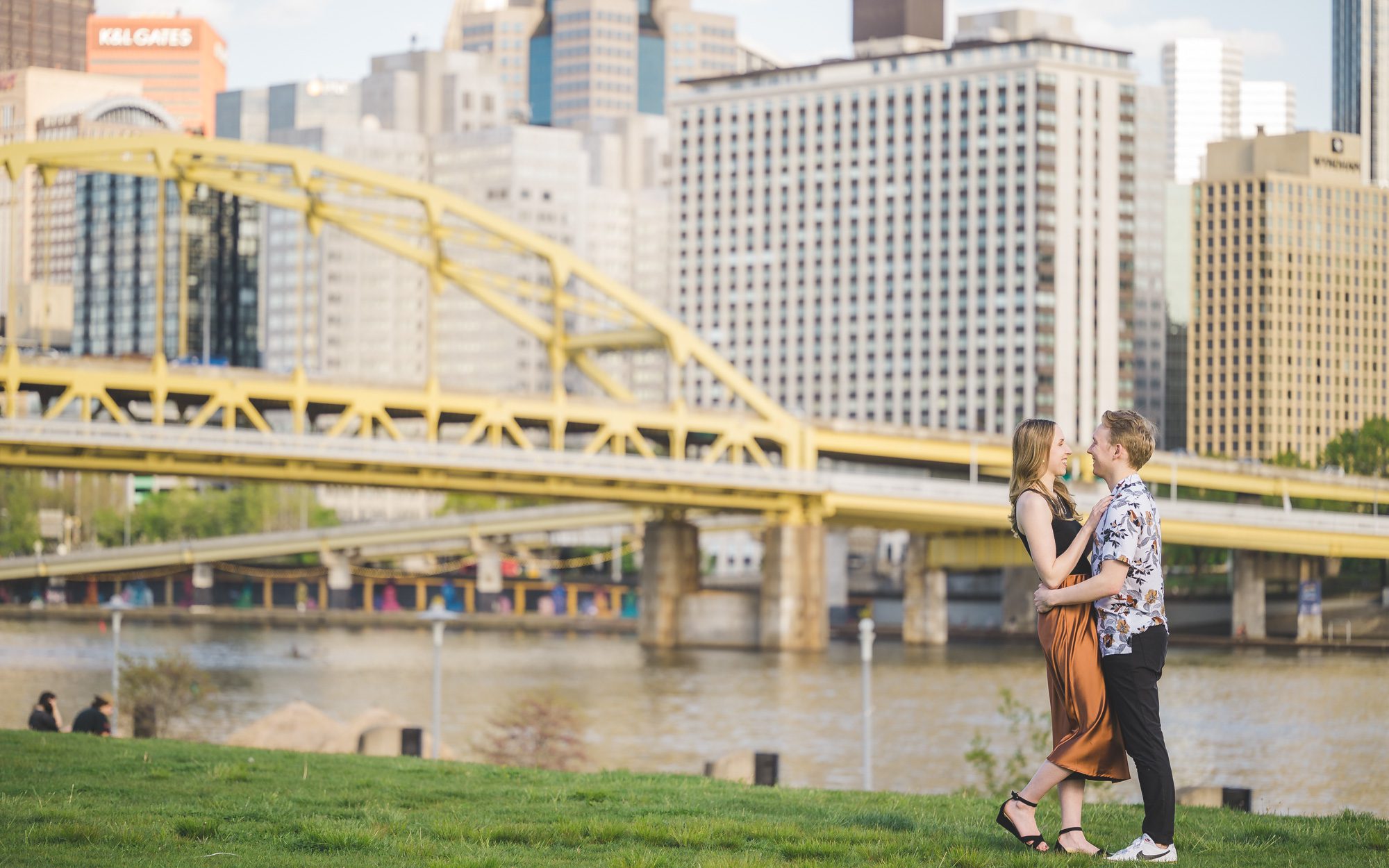 north shore riverwalk engagement photography session